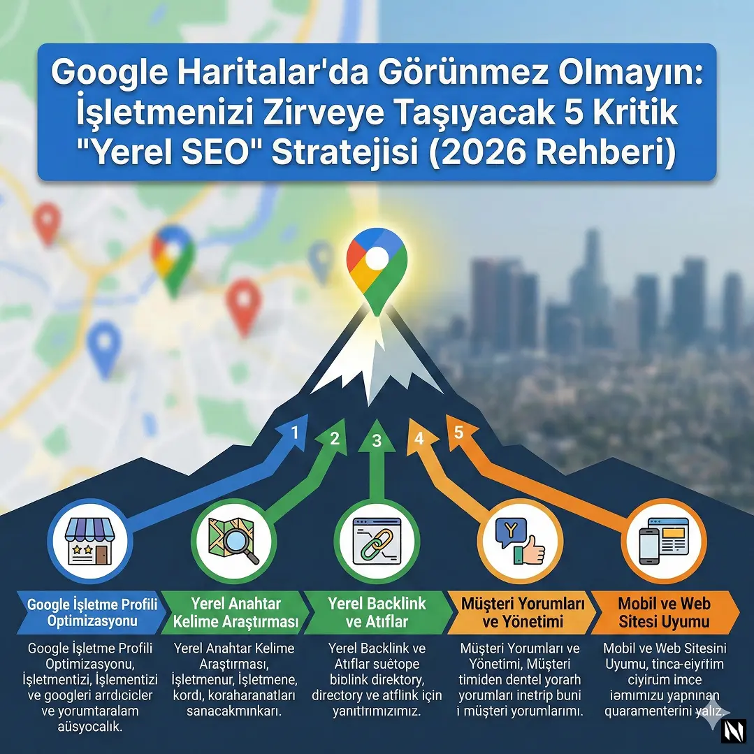 Google Haritalar'da Görünmez Olmayın: İşletmenizi Zirveye Taşıyacak 5 Kritik "Yerel SEO" Stratejisi (2026 Rehberi)
